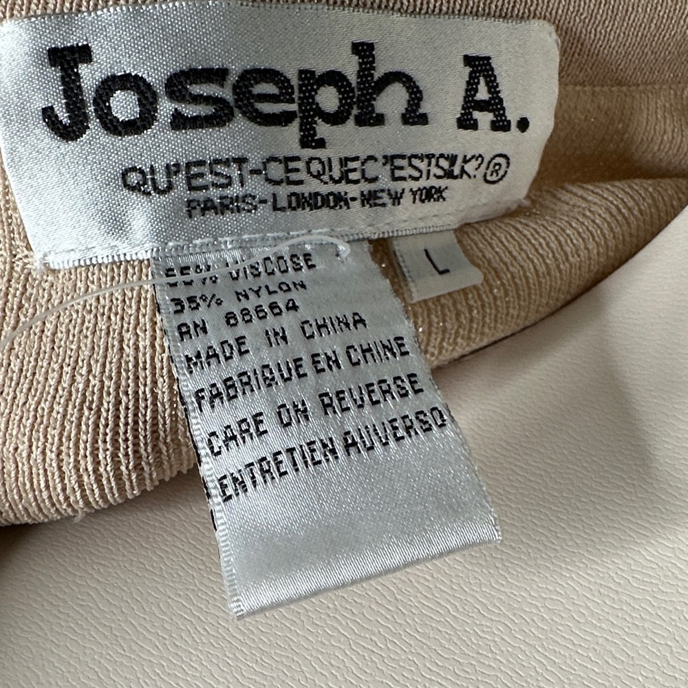 Joseph Cream Long Sleeve Top with Beaded Green Accent - Picture 2 of 9